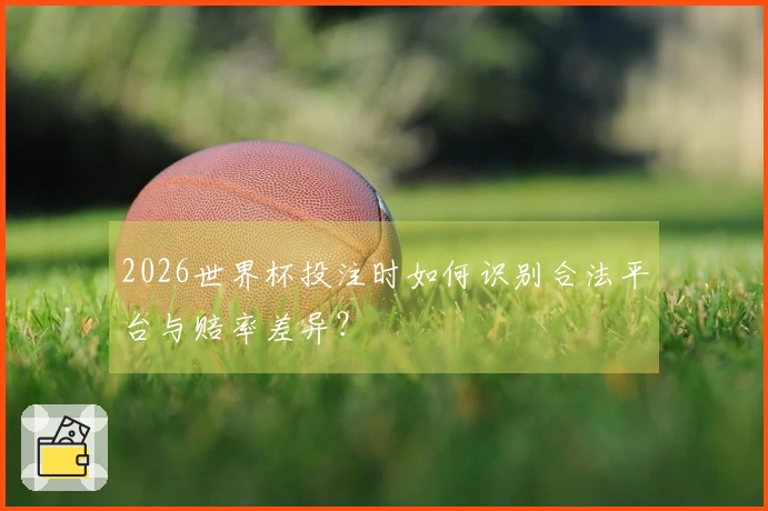 2026世界杯投注时如何识别合法平台与赔率差异？